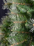 Multi & Warm White Micro Bulb Pre-lit Christmas Tree with 1077 Tips - 1.9m