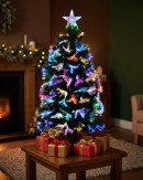 90cm Vivid Multi Colour Dynamic LED Fibre Optic Christmas Tree | 85 Tips