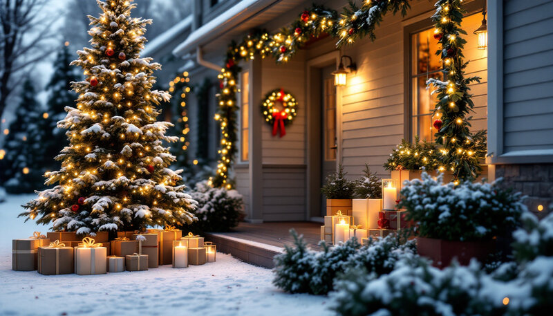 Setting Up Your Outdoor Christmas Decorations