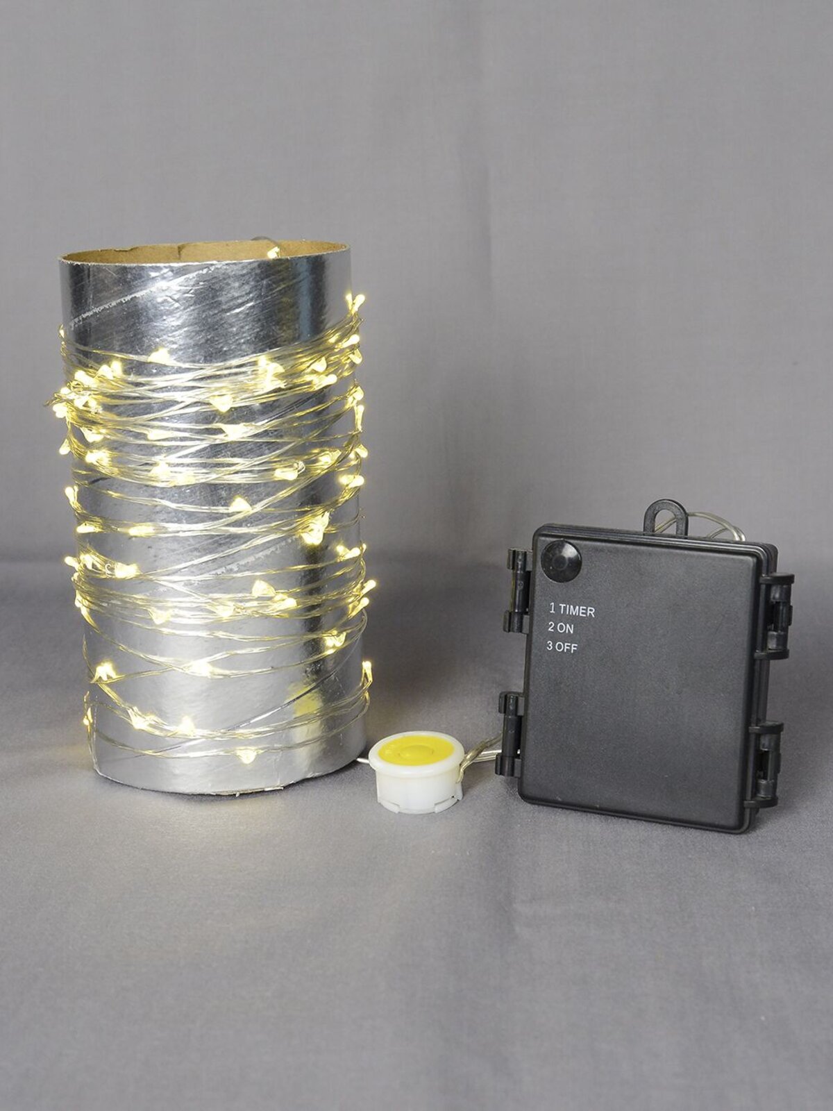 100 Warm White Micro LED Bulb Christmas Wire Seed Battery Lights - 10m — image 3