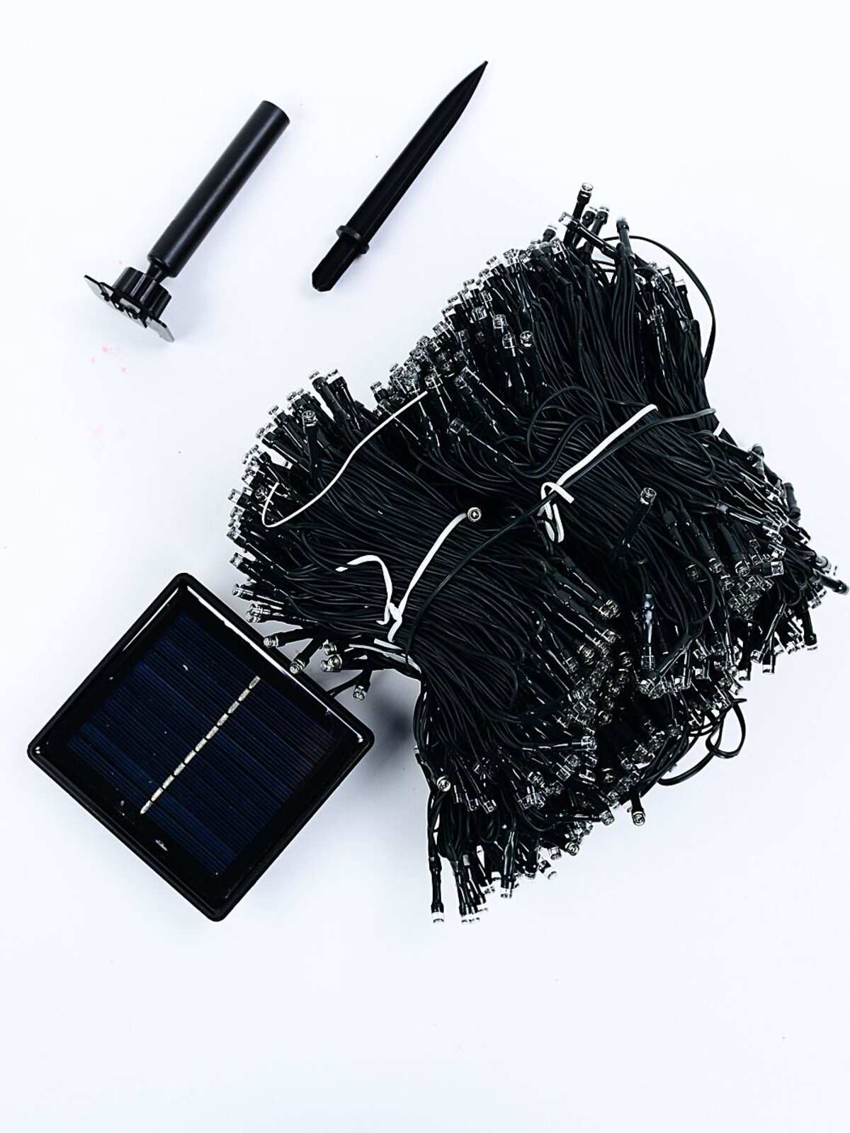 1000 Cool White LED Solar String Fairy Lights 8 Function | 100m — image 3