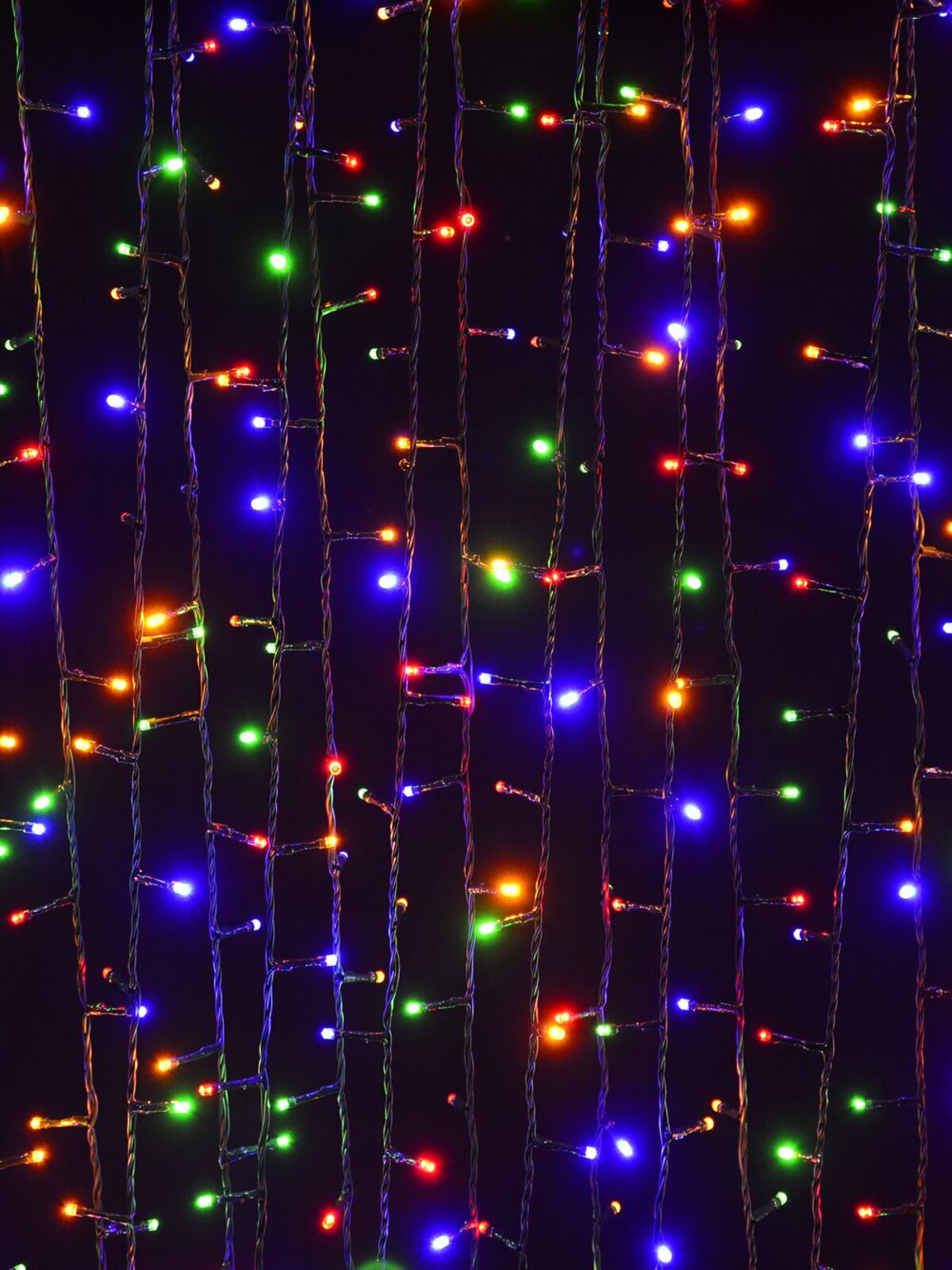 1000 Multicolour Smart LED Lights String With Bluetooth Connection - 54m