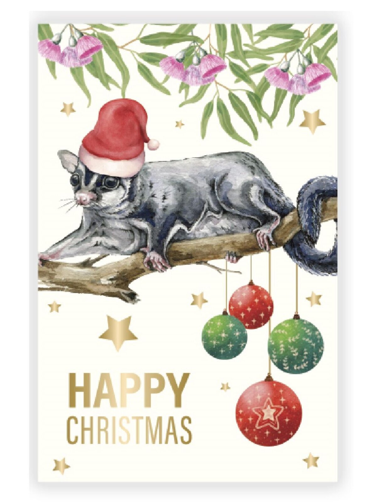 10x Australiana Native Animals Christmas Cards With Gold Foil | 17cm — image 5