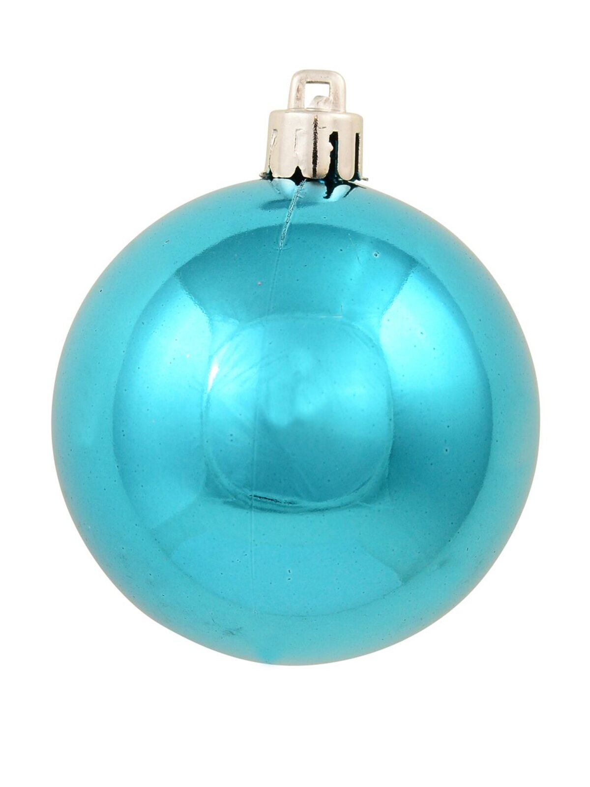12x Timeless Turquoise Aqua & Silver Essential Matte & Shiny Ball Bauble | 60mm — image 5