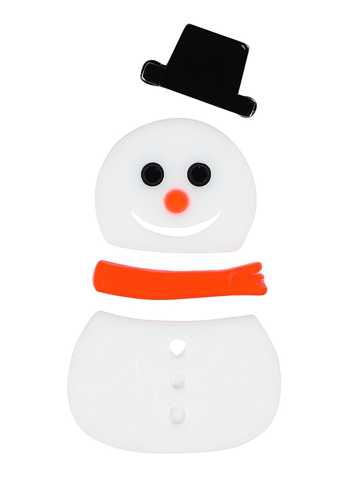 Santa Snowman & Ho Ho Ho Gel Window Cling | 18cm Removable Static Decals — image 4