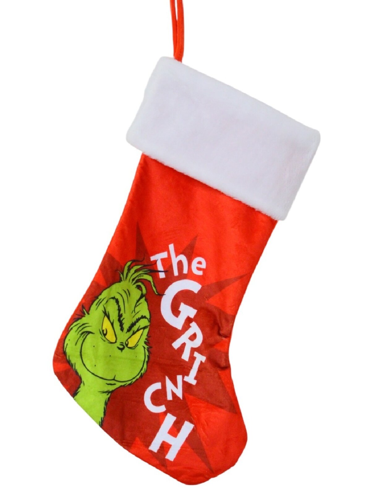 Assorted Dr. Seuss The Grinch Fleece Christmas Stocking | 46cm