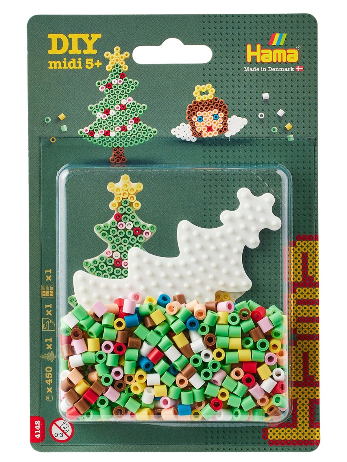 Hama Midi Christmas Tree Bead Set | Danish DIY Pixel Art Craft