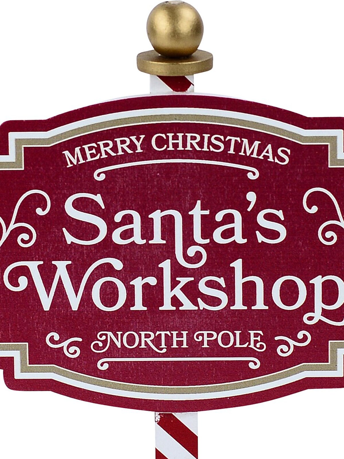 Santa's Workshop North Pole Tabletop Signpost | 30cm — image 3
