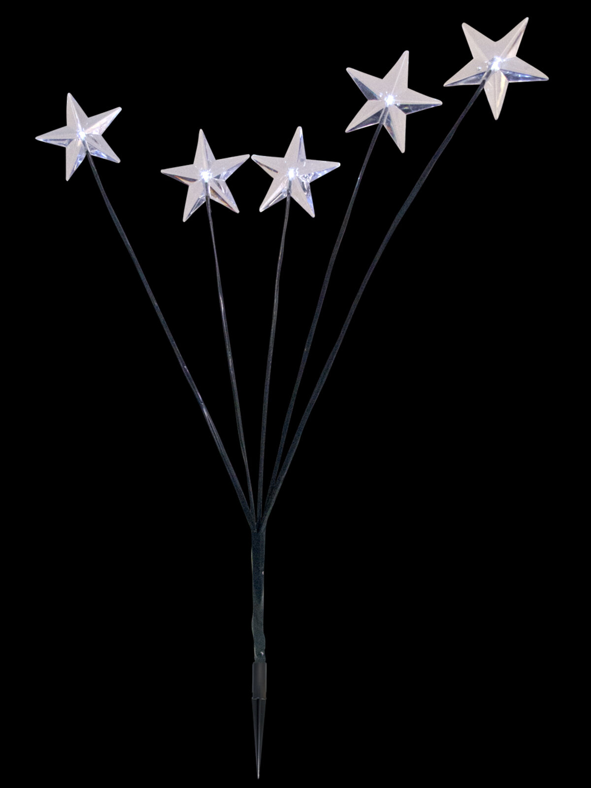4 x Cool White Lighting Connect Super Bright LED Garden Stake Lights With Stars - 70cm — image 3
