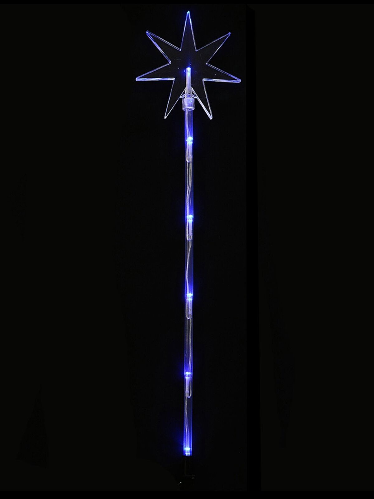 4x Solar LED North Star Path Lights - Multi Colour Garden Stakes | 48cm — image 6