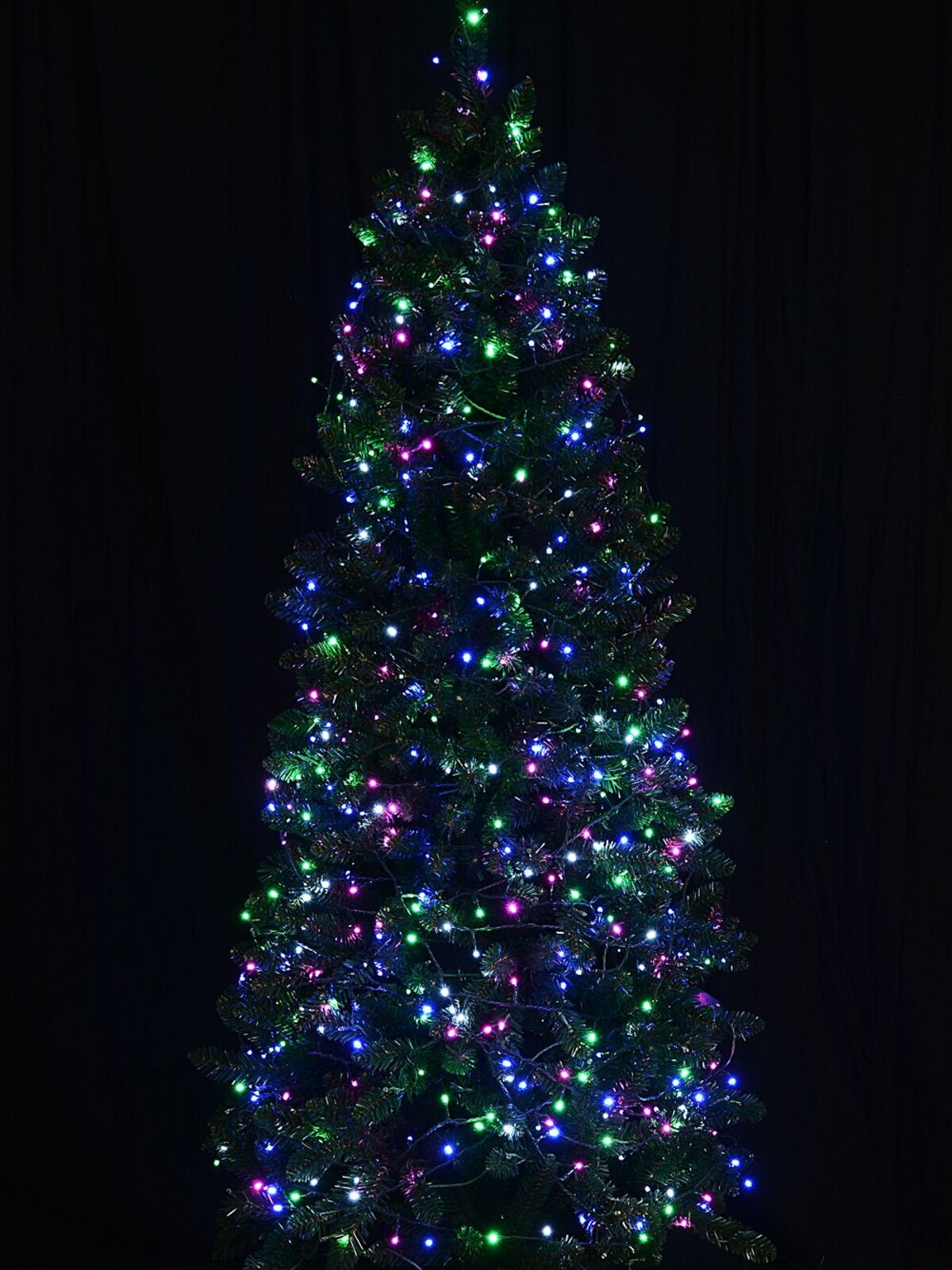 500 Multi Pastel Colours LED Concave Bulb Christmas Fairy String Lights - 25m — image 4