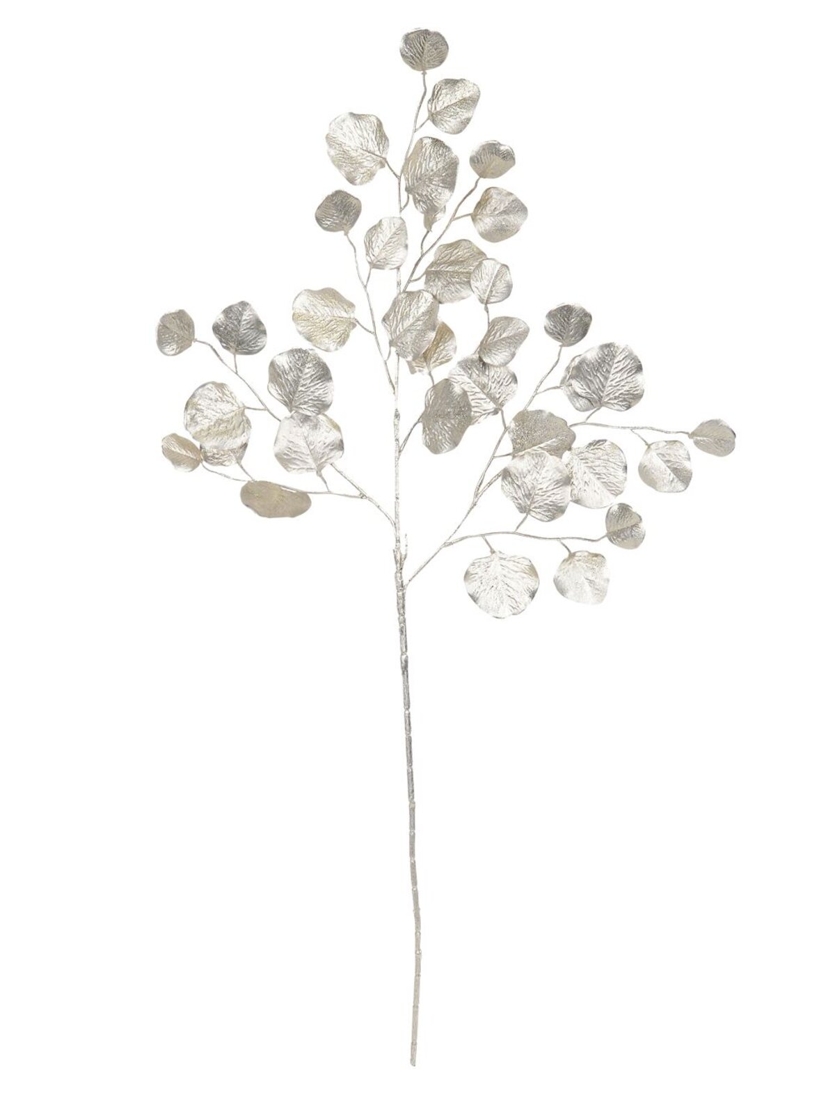 86cm Champagne Wide Leaf Magnolia Look Spray Long Christmas Stem — image 2
