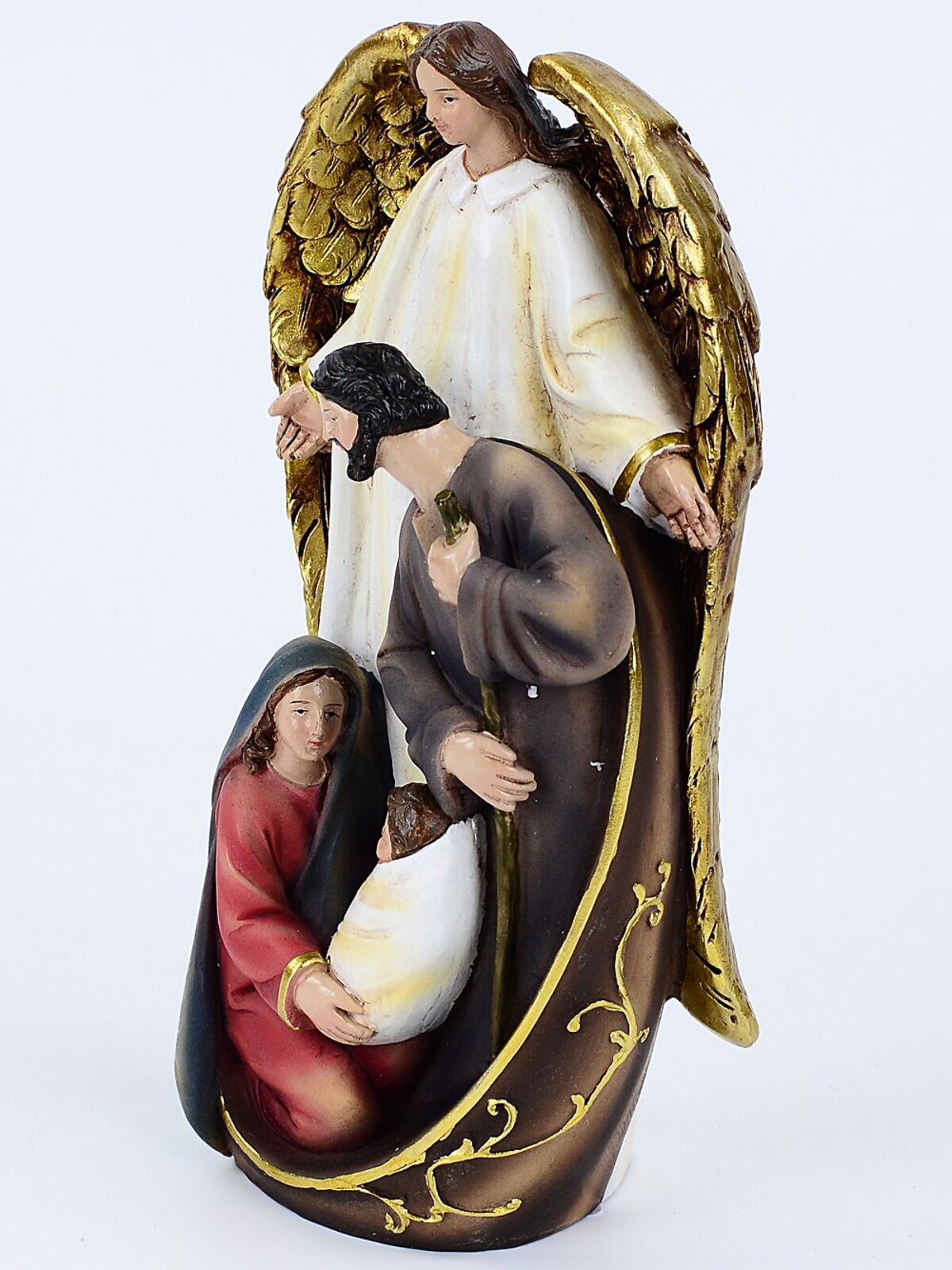 Angel Of Nativity & Holy Family Embossed Resin Ornament | 19cm — image 5