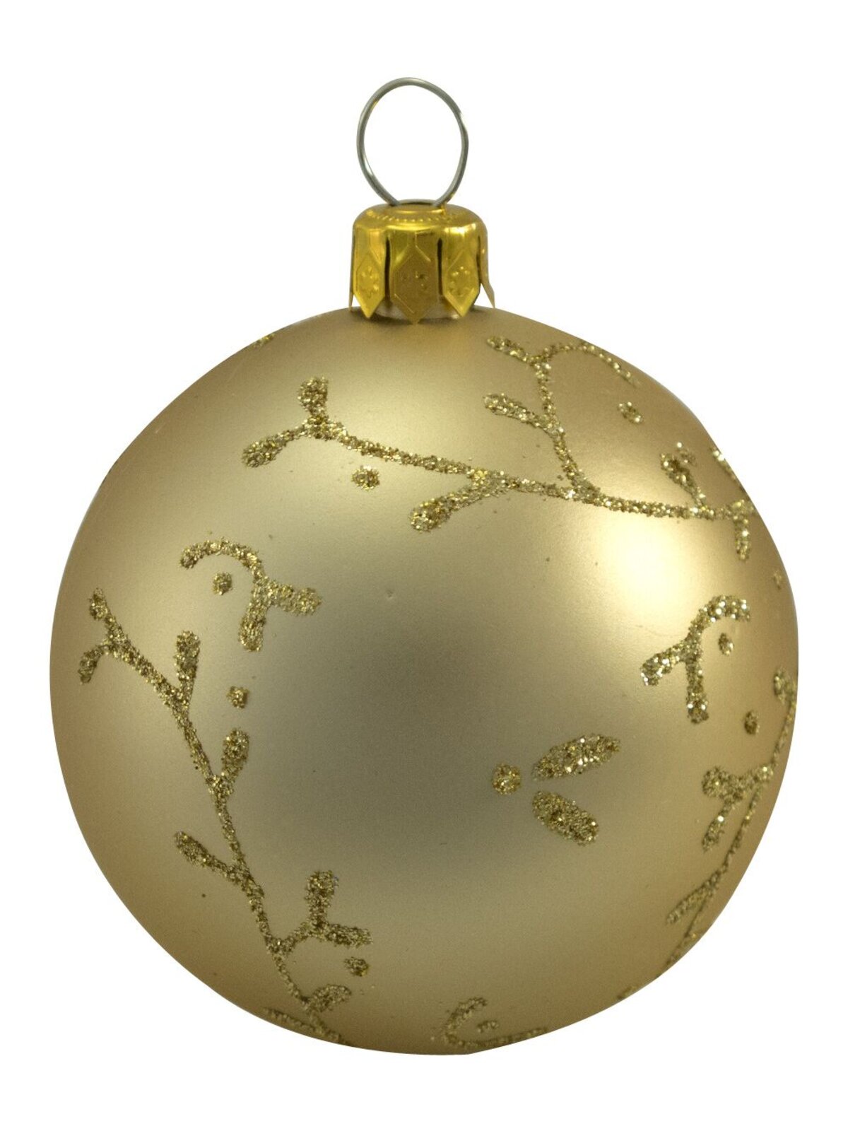 Assorted Glittered & Patterned Chocolate, Gold & Copper Baubles - 9 x 60mm — image 5