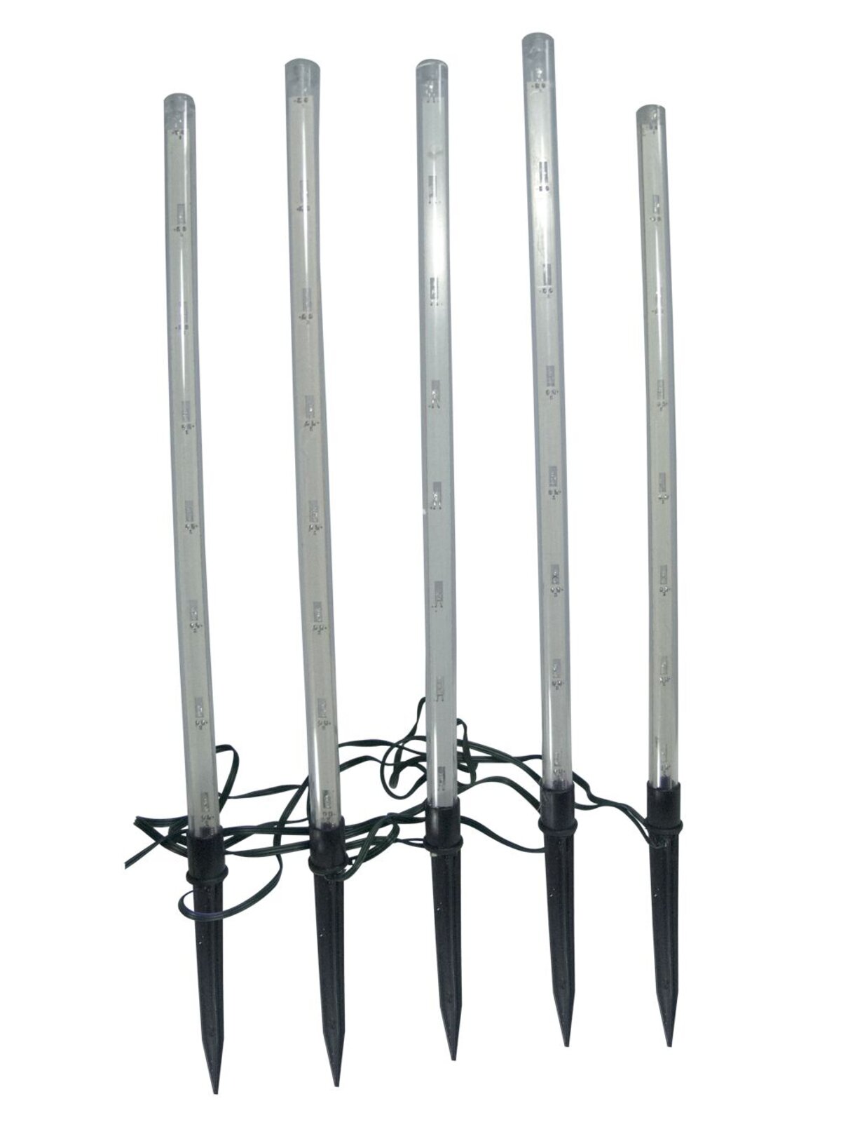 Blue LED Tube Pathway Stake Lighting - 5 x 2m — image 3
