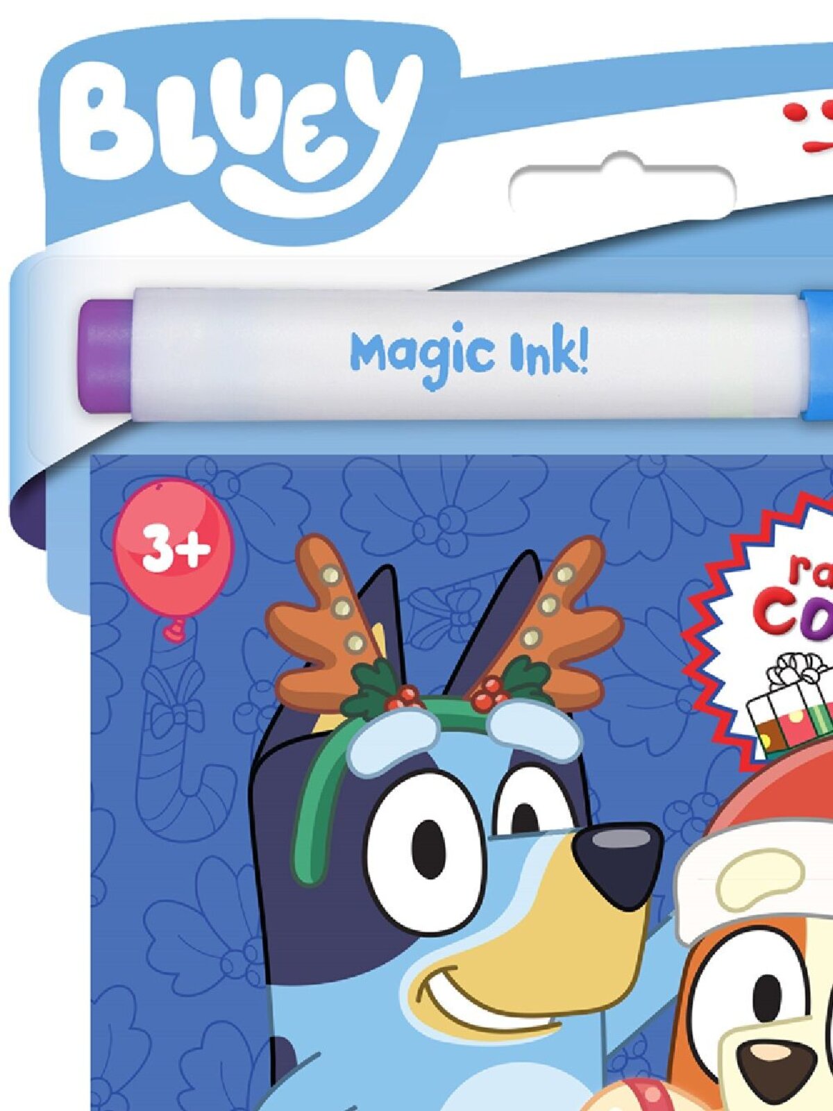 Bluey INKredibles Mess-Free Christmas Colouring Book & Magic Ink Pictures — image 2