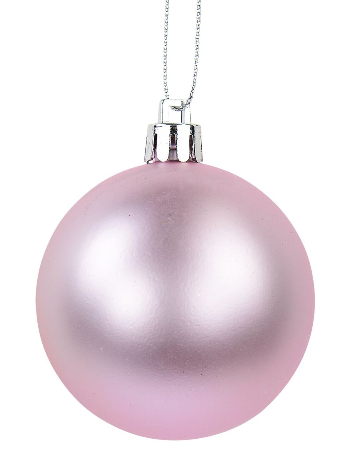 Blush Pink & Champagne Gloss, Matte & Glitter Baubles - 12 x 60mm  — image 4