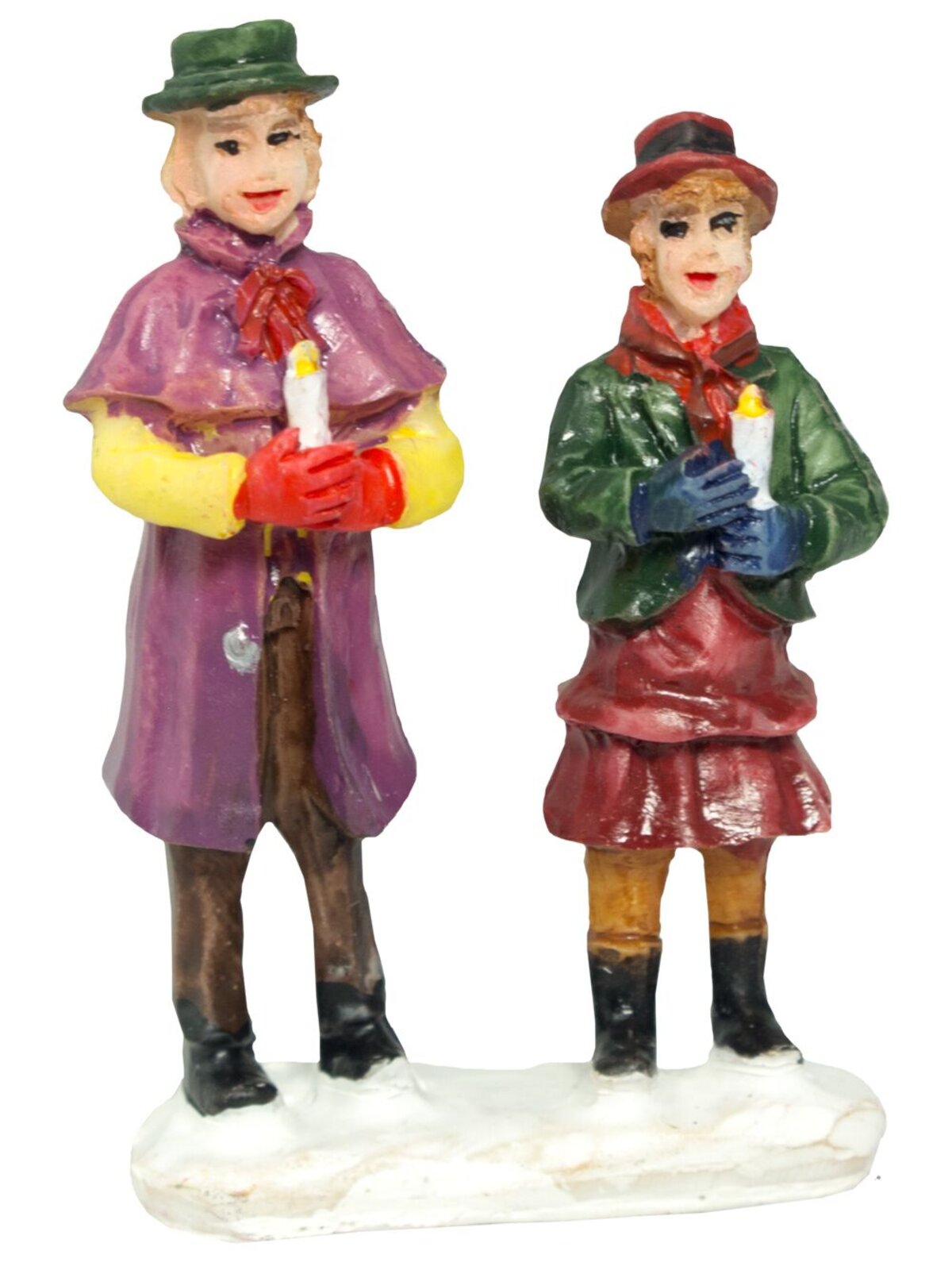 Carol Singing Family & Christmas Tree Figurine - 3 pieces — image 8