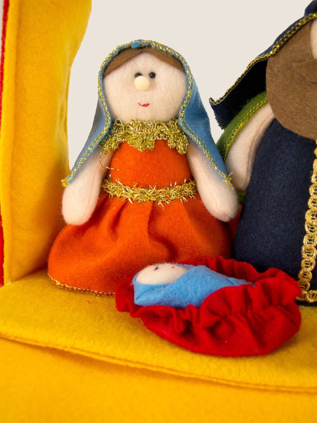 Childrens Felt Manger Setting Nativity Scenes - 25cm — image 4