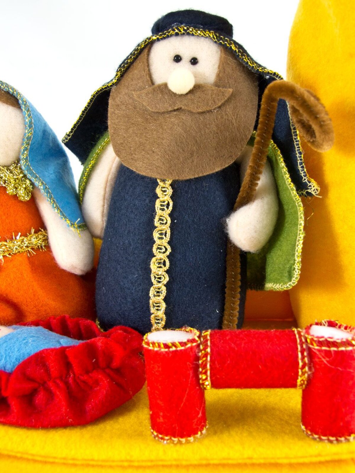 Childrens Felt Manger Setting Nativity Scenes - 25cm — image 5