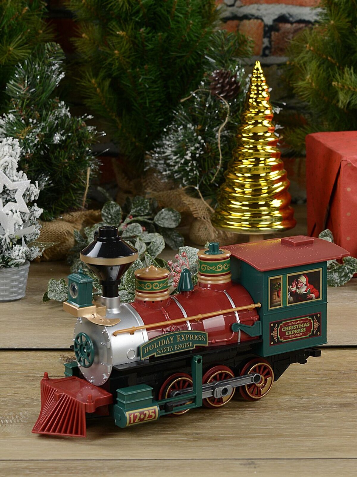 Christmas Express Large Scale G Gauge Train Set | 36 Piece Set With Real Smoke — image 3