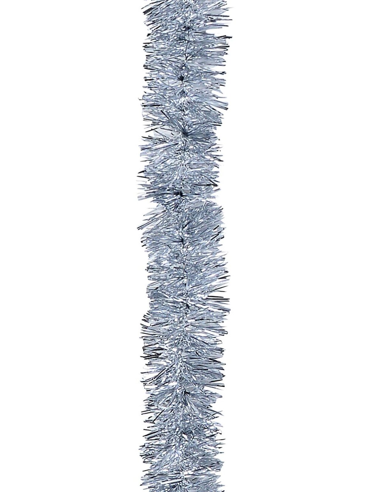 Classic 6ply Silver Metallic Fir Christmas Tinsel Garland | 5m x 50mm — image 3