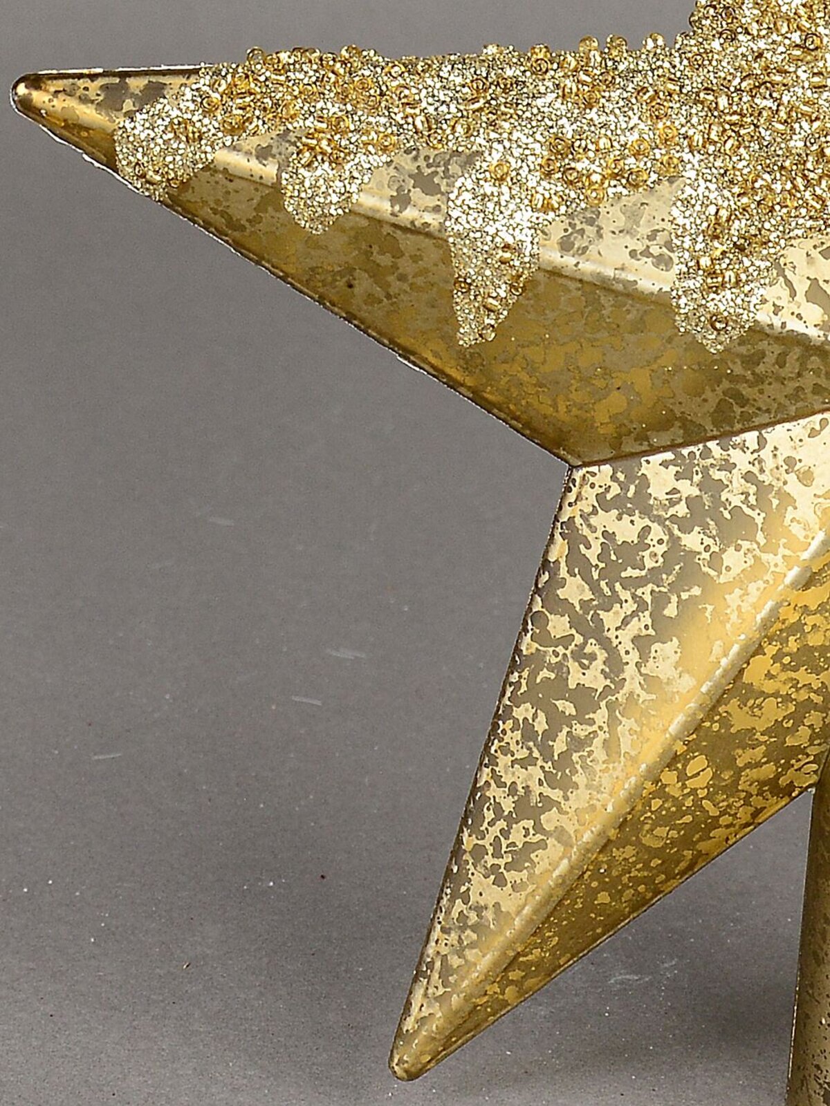 Gold Splatter & Glitter Christmas Star Whimsical Essential Tree Topper | 20cm — image 3
