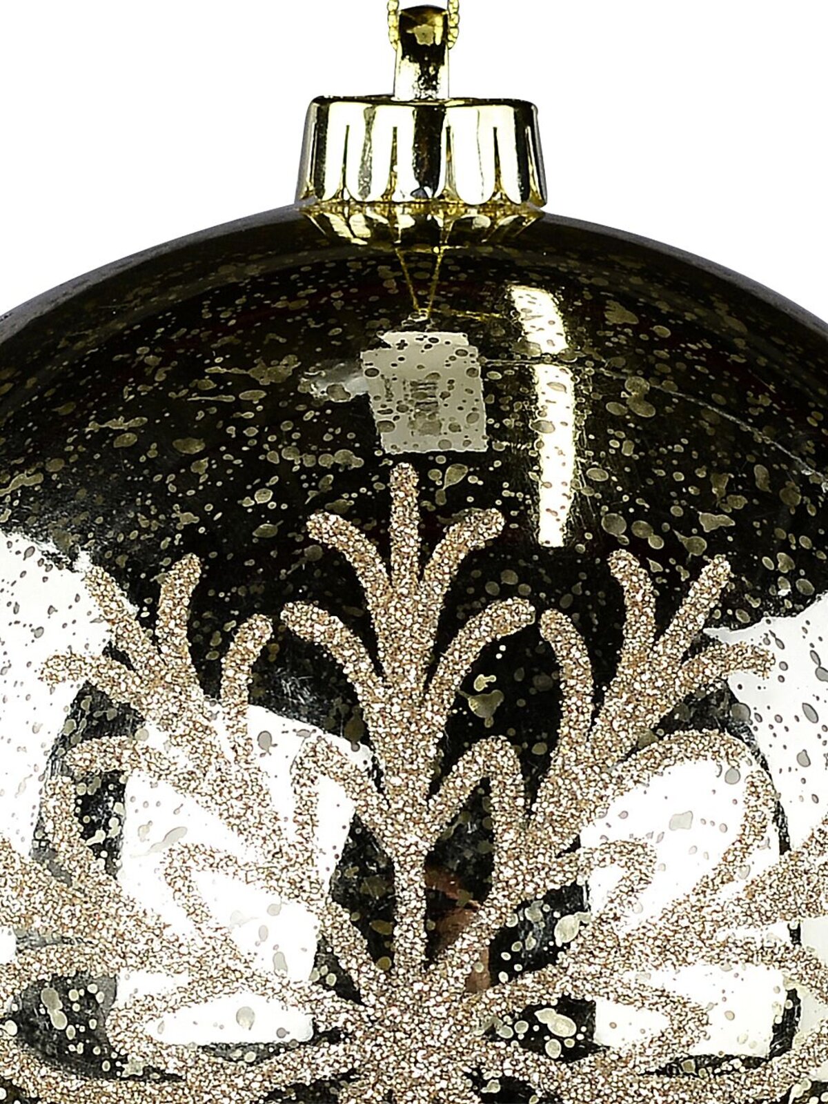 Gold Whimsical Grand Mercury Snowflake Bauble | 15cm — image 3