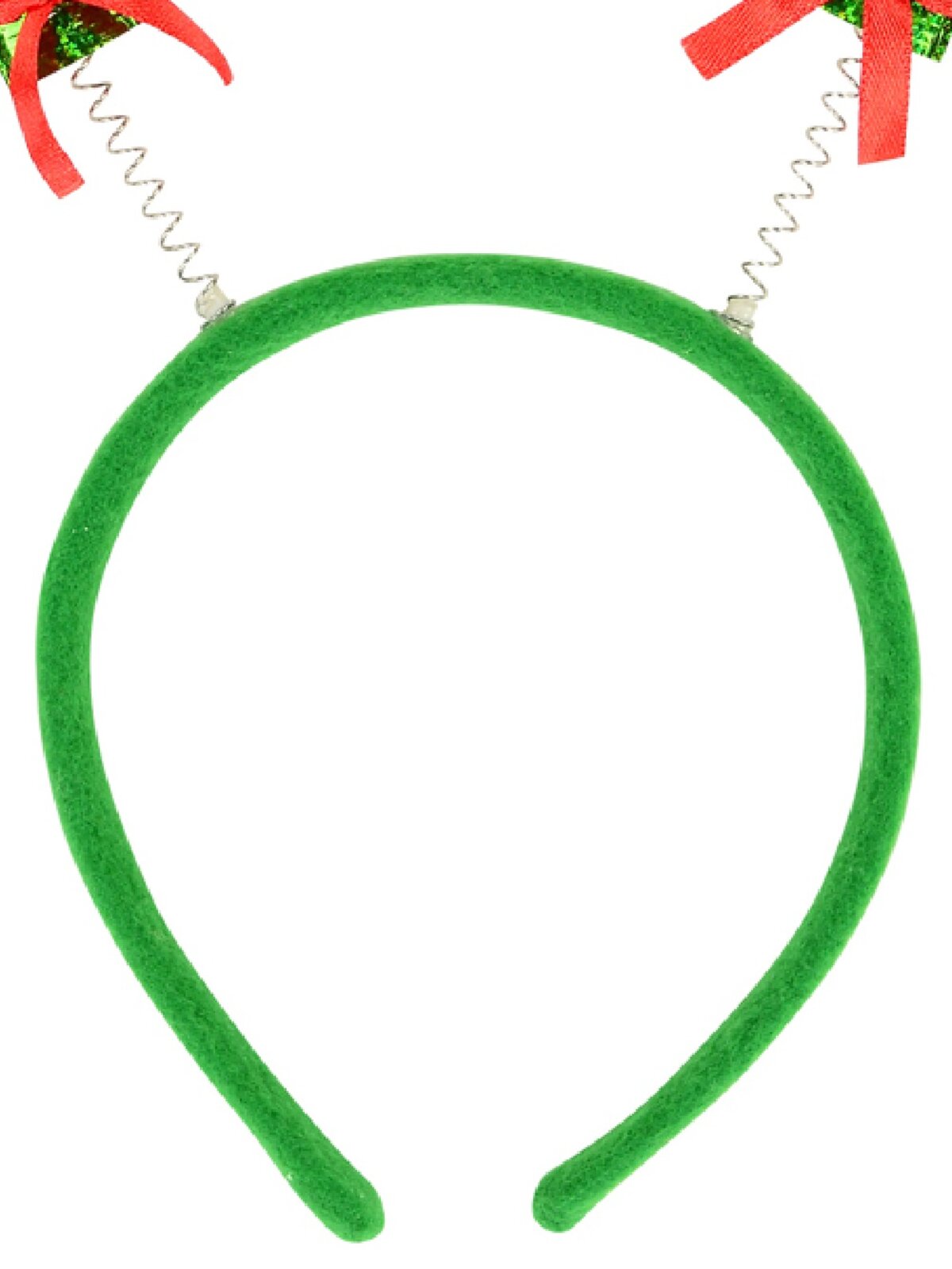 Holographic Wobbly Christmas Trees On Springs Headband | One Size Fits Most