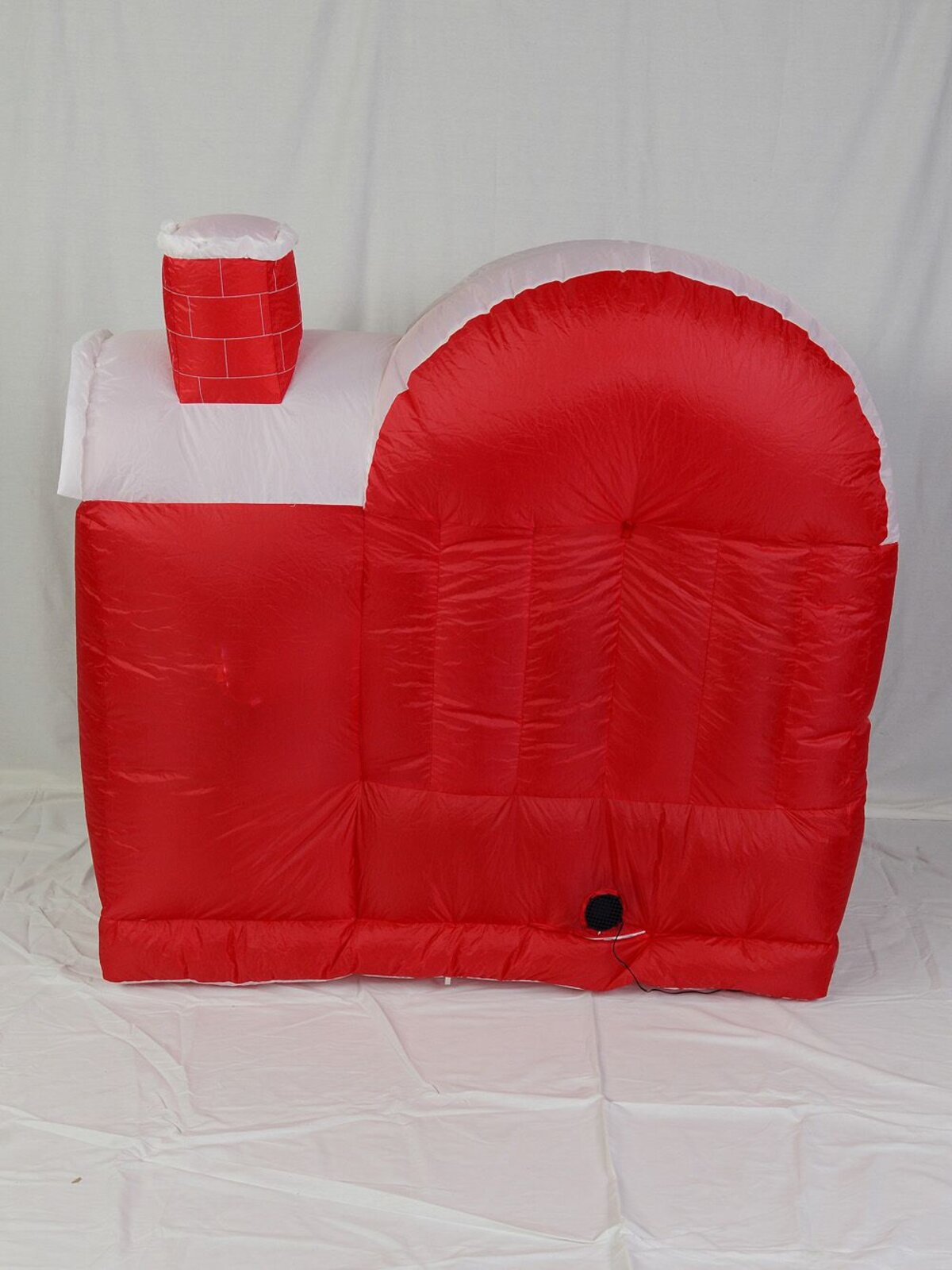 Inflatable & Illuminated Santa's Workshop With Christmas Elf - 1.5m
