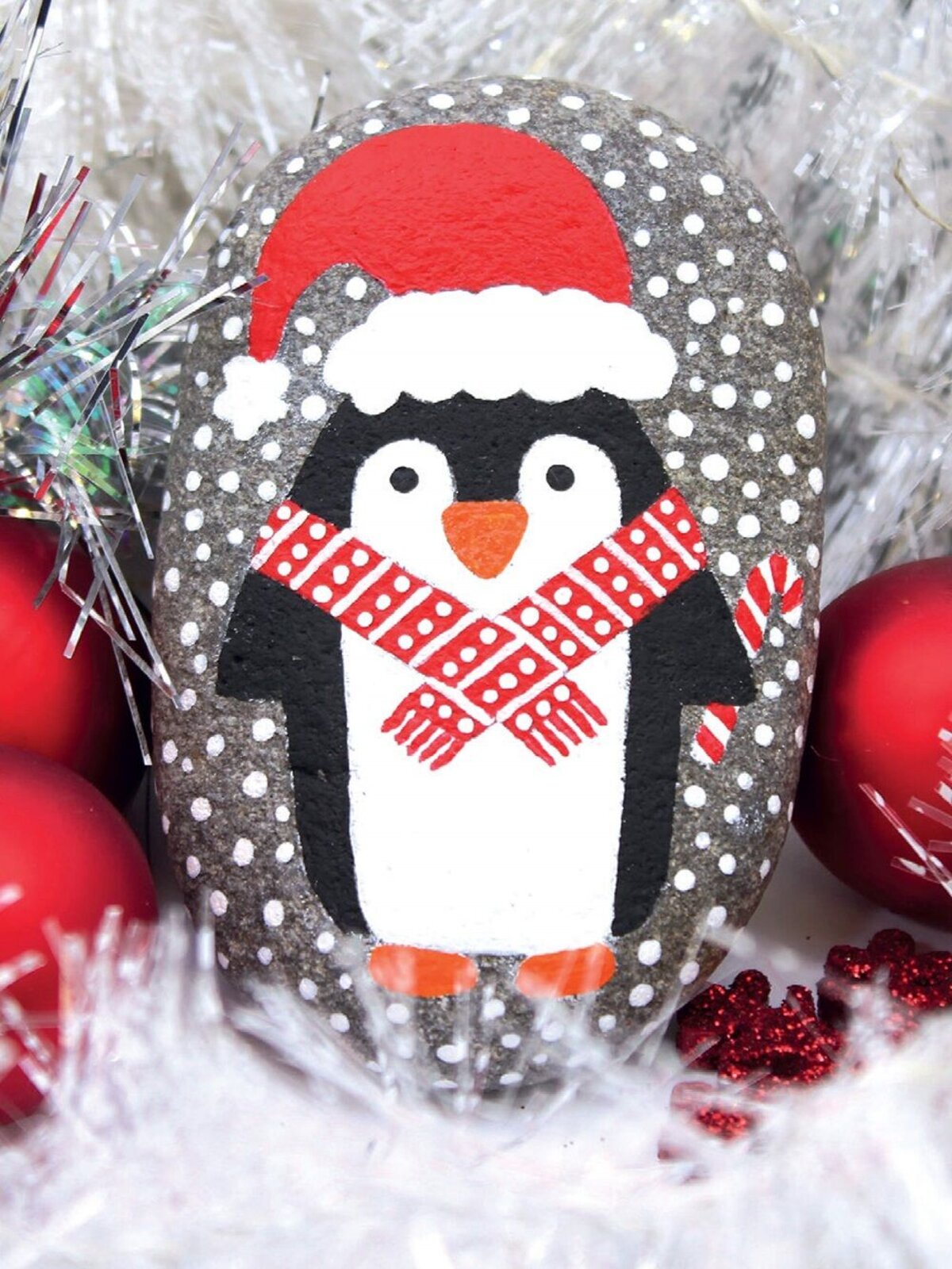 Jingle Bell Rock Painting Kit With River Stones | DIY Christmas Ornaments — image 3