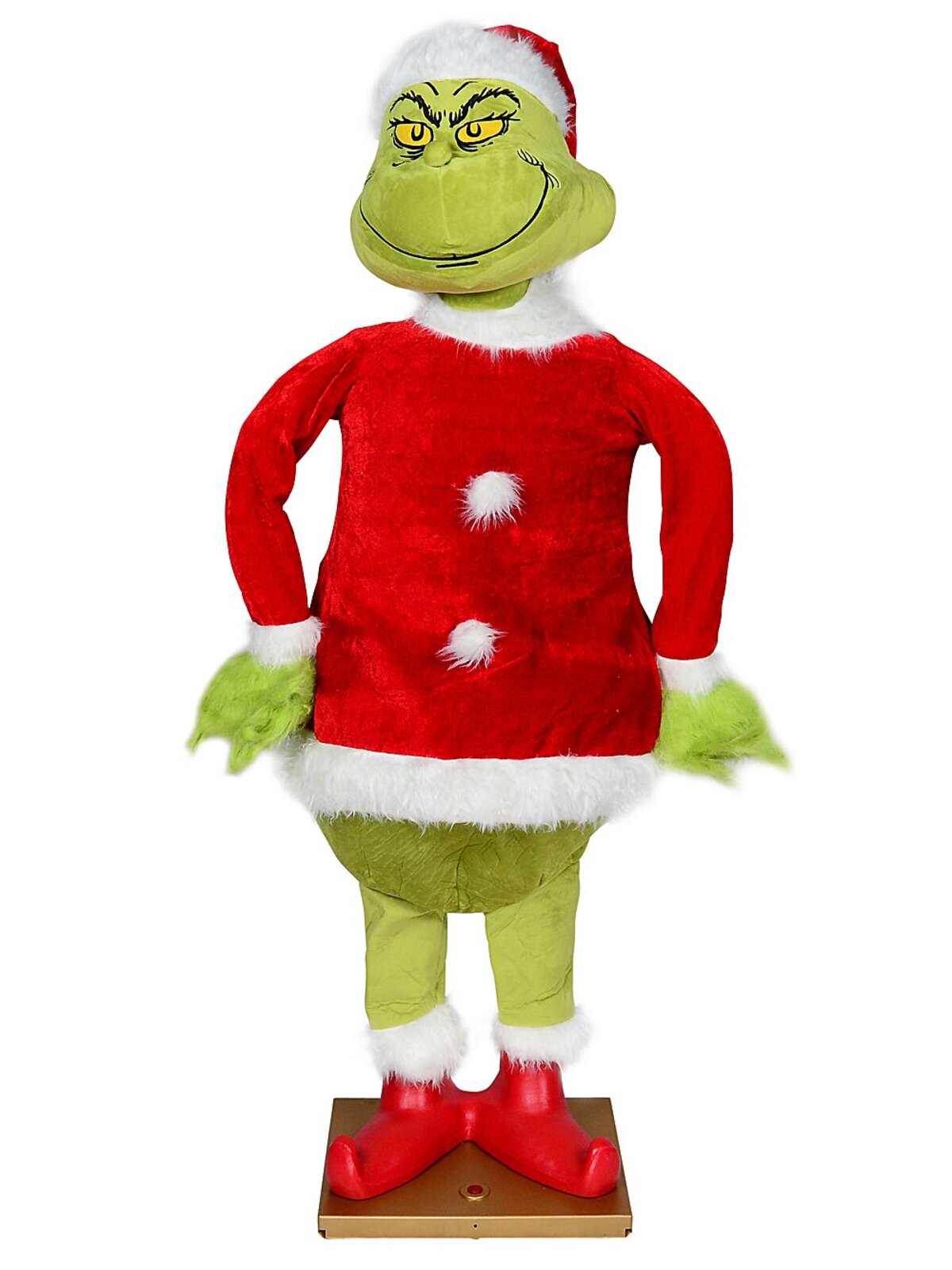 Mr Grinch Life Size Hip Swinging, Talking & Singing Christmas Animation - 1.7m — image 2