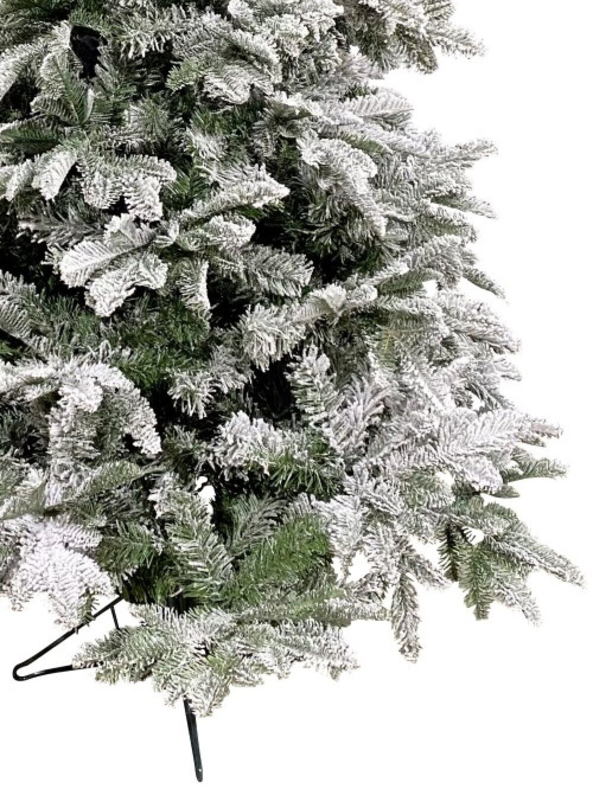 Perisher Snow Moderately Flocked Green Christmas Tree With 1676 Tips - 2.3m — image 4