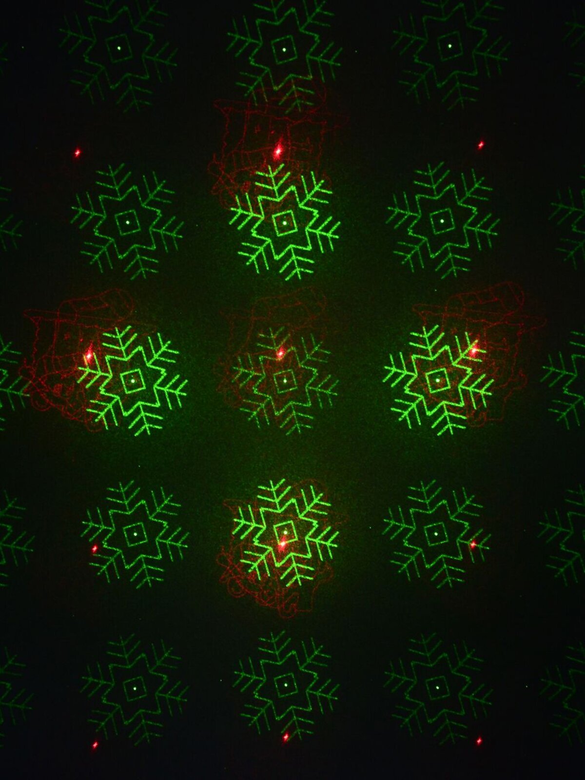 Red & Green Laser Light with 16 Images