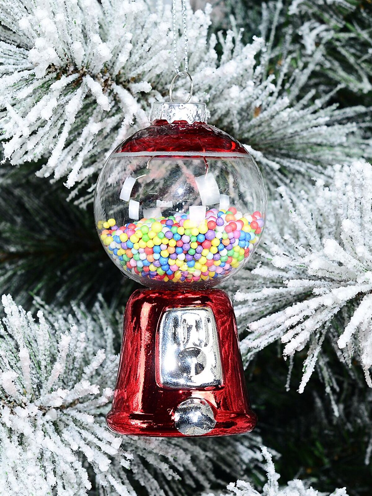 Red Gumball Machine Whimsical Essential Ornament | 11cm — image 2