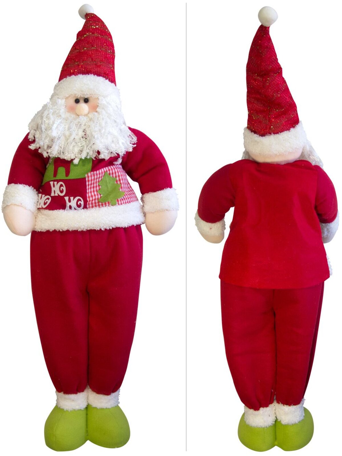 Retractable Leg Plush Standing Santa - up to 1m — image 2