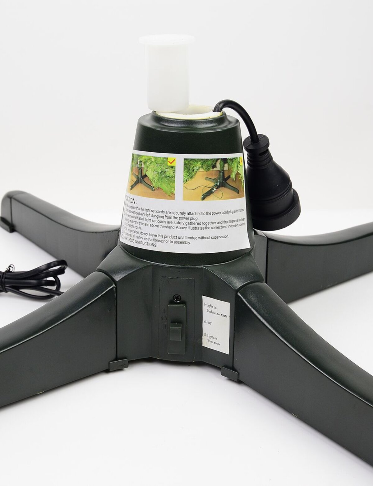 Rotating Artificial Christmas Tree Stand - Suit 22.2mm Or 31.8mm Trunk — image 4