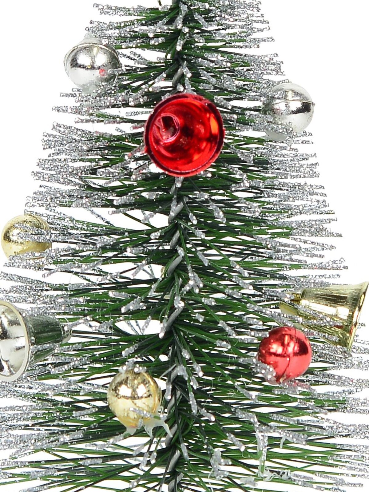 Silver Tip Decorated Christmas Tree Table Top Ornament - 20cm — image 3