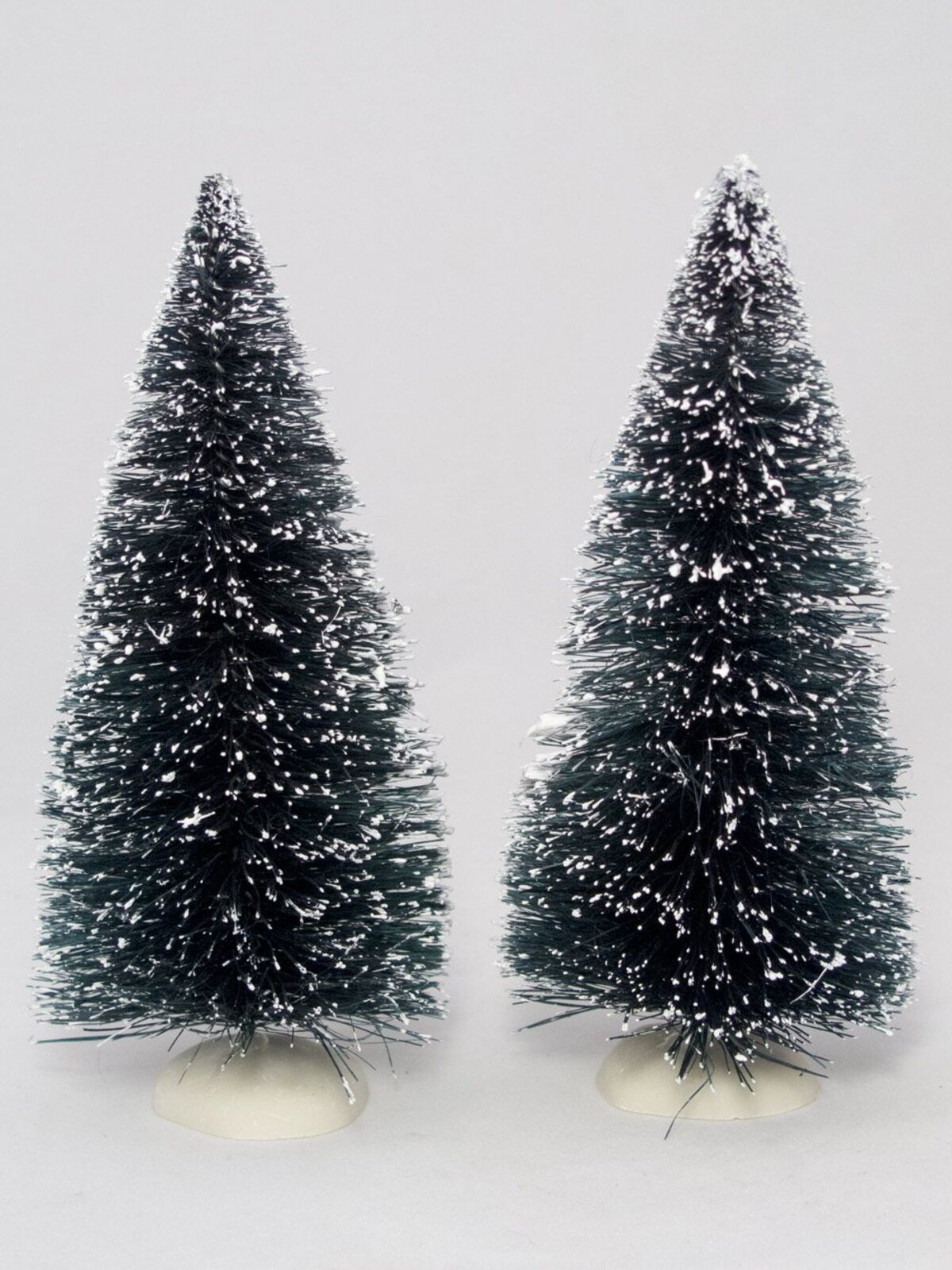 Snow Tipped Green Pine Trees Figurine Set - 9 Pieces — image 4