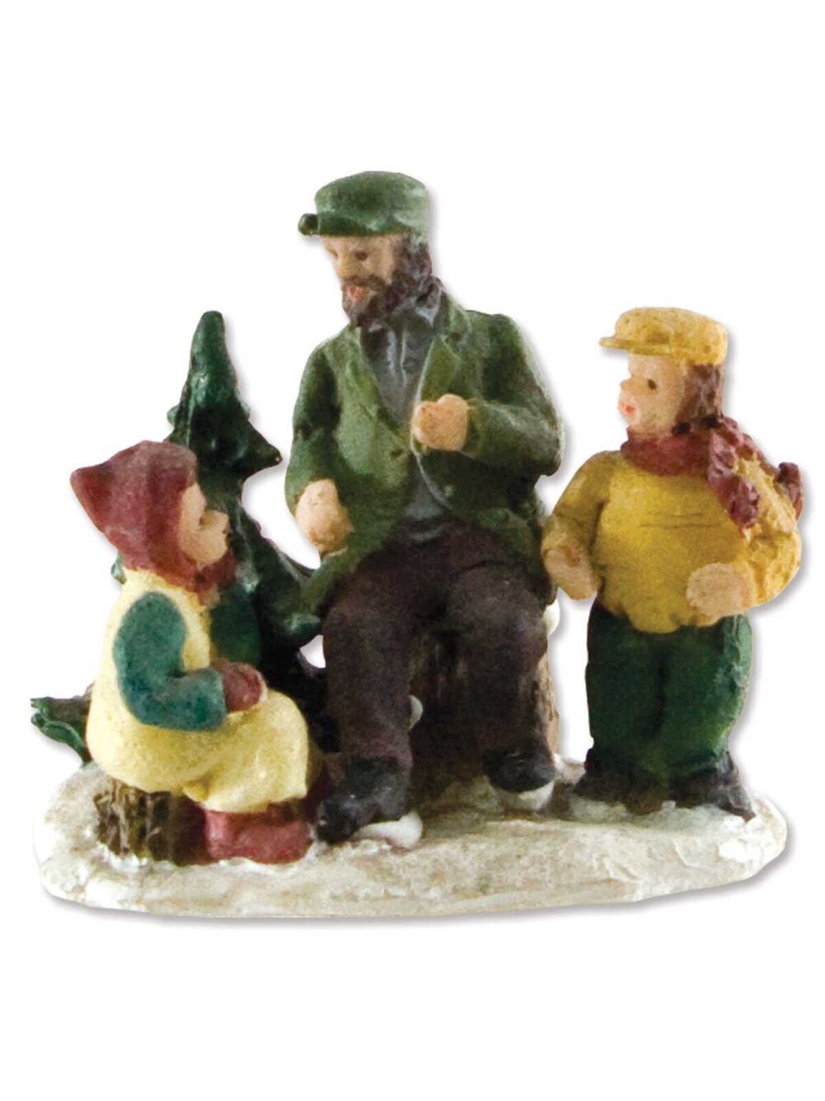 Traditional Resin Figurine  Town Scene - 9 Piece
