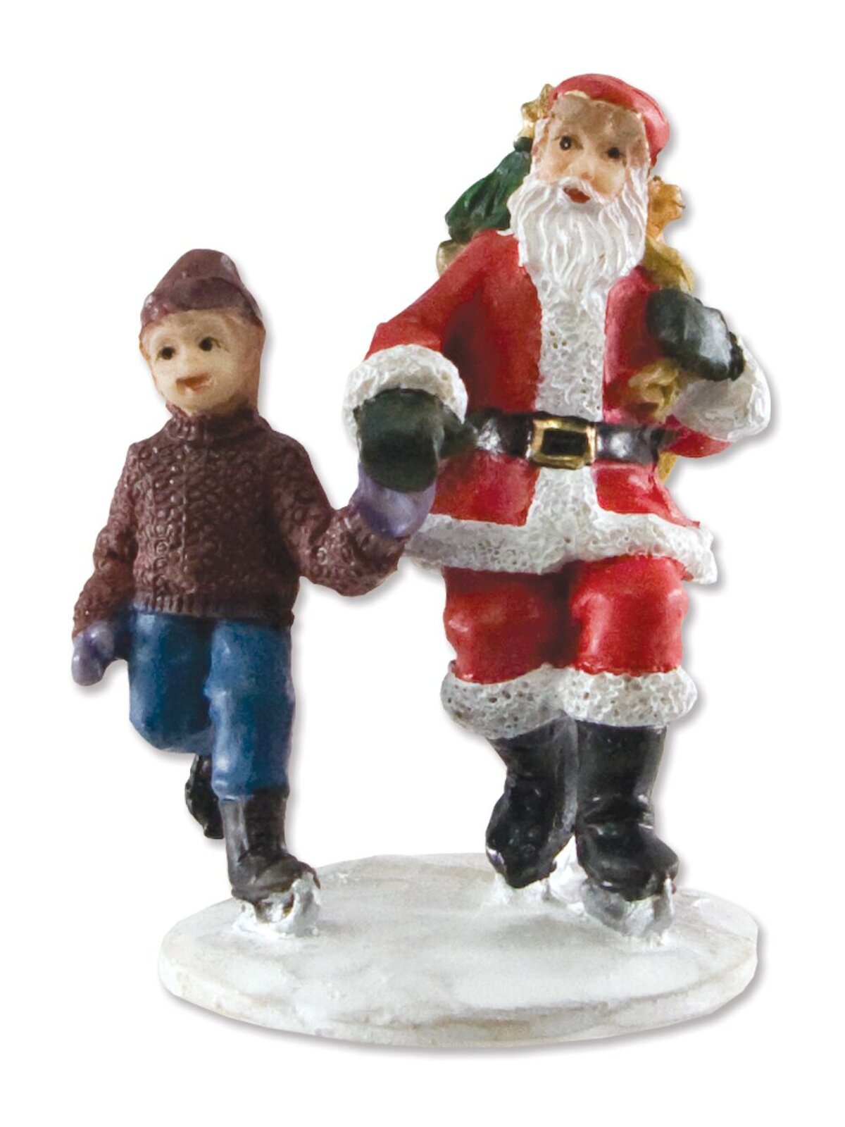 Traditional Resin Figurine  Town Scene - 9 Piece