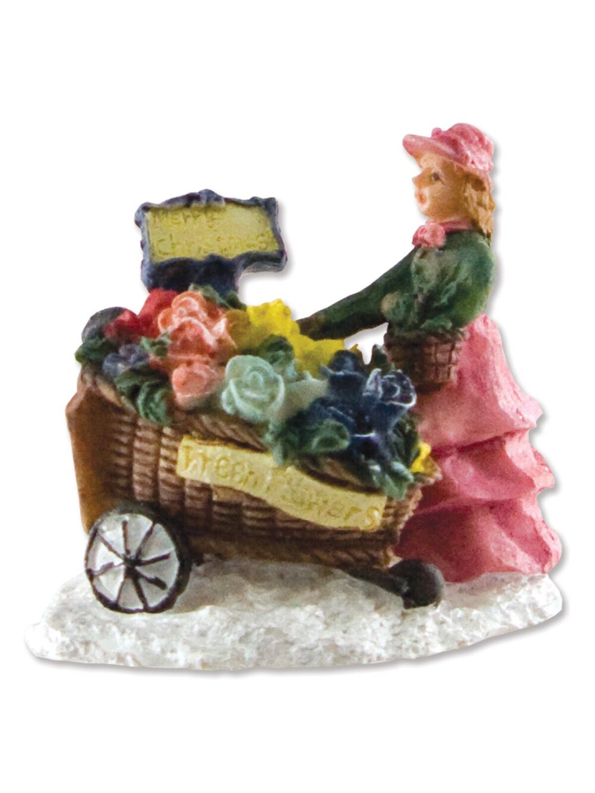 Traditional Resin Figurine  Town Scene - 9 Piece