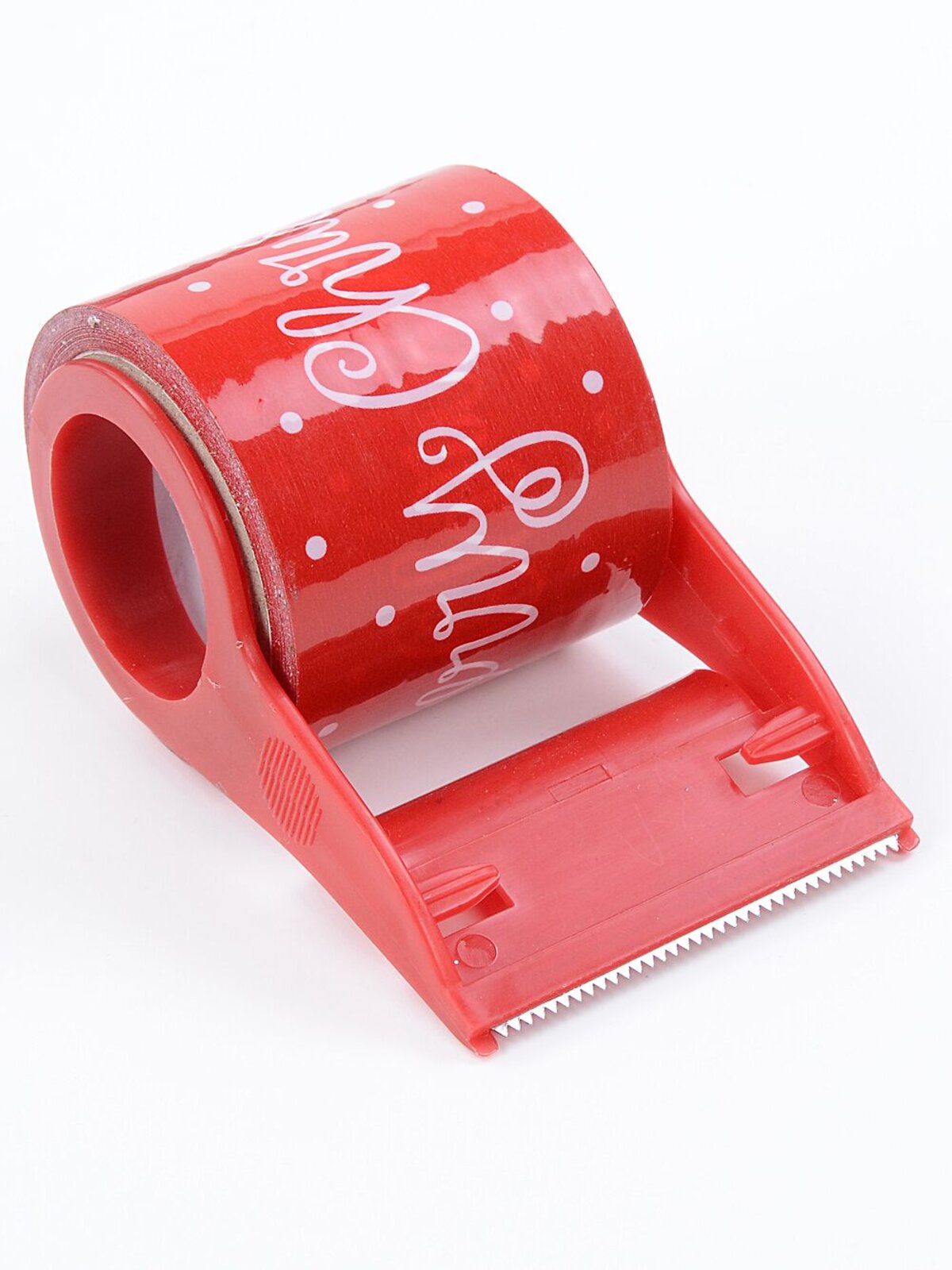 White Merry Christmas On Red Gift Wrapping Tape | 15m x 50mm — image 5