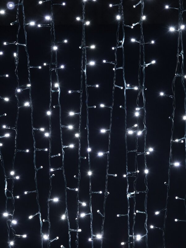 1000 Cool White LED Solar String Fairy Lights 8 Function | 100m — image 2
