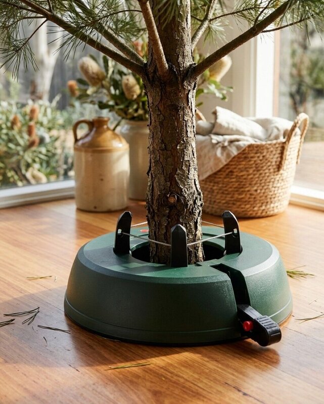 Pedal Operated Real Christmas Tree Stand 3.1L | For Live Trees Up To 2.2m — image 4