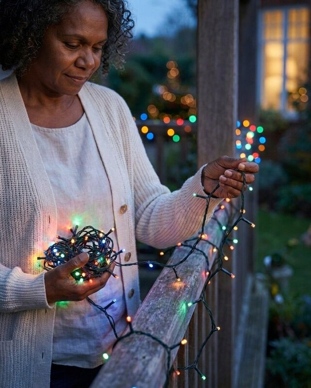 1000 Multi Serene Colour LED String Fairy Lights 8 Function With Timer | 50m — image 3