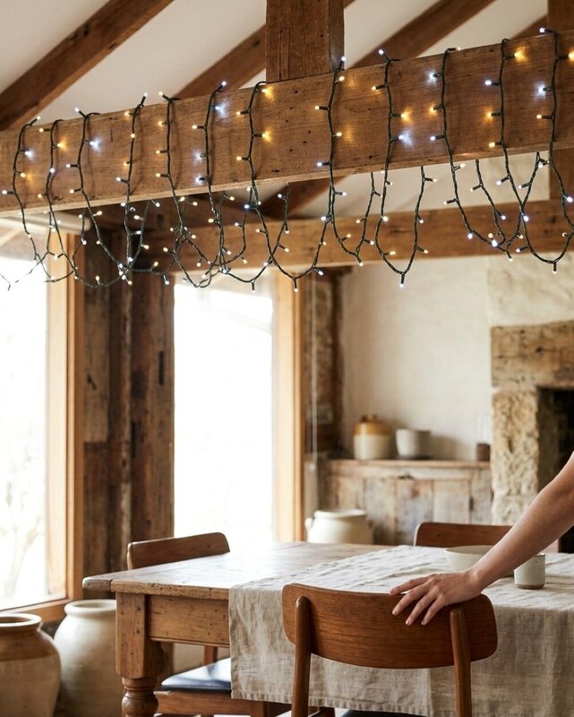 500 Warm & Cool White LED String Fairy Lights 8 Function With Timer | 25m — image 4