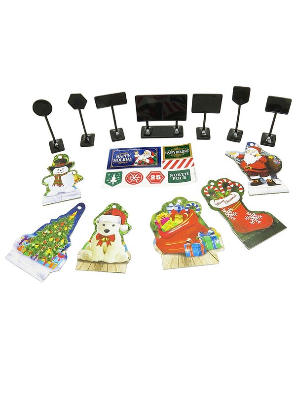 35 Piece Happy Holiday Express Christmas Train Set With Headlight & Music — image 7