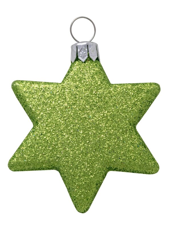 Assorted Turquoise, Lime & Silver Baubles & Stars - 34 x 60mm Bauble & 16 x 65mm Star — image 8