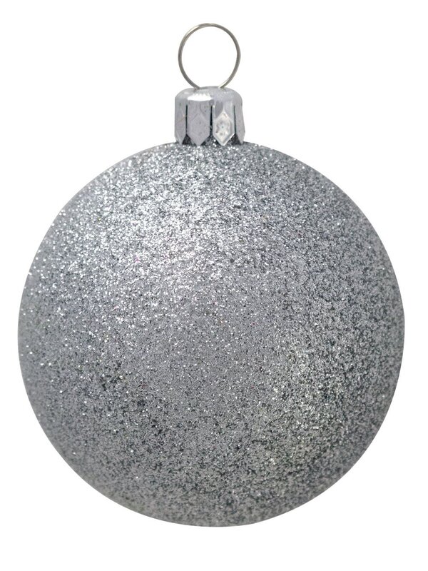 Assorted Turquoise, Lime & Silver Baubles & Stars - 34 x 60mm Bauble & 16 x 65mm Star — image 6